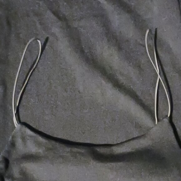 2 Zara Bodycon Dresses Size S Black Spaghetti Strap/White Off-the-Shoulder - Picture 7 of 16